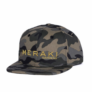 This Meraki Gardens camp hat has an urban attitude thanks to the iconic flat bill and old-school snapback closure.

Fabric: 100% cotton